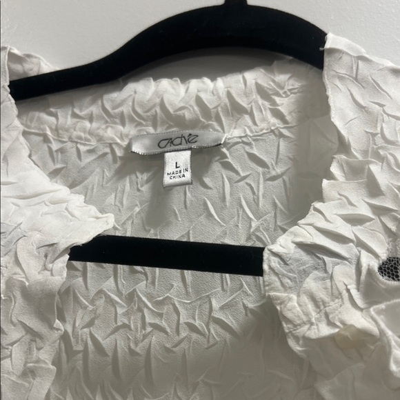 Cache White Lace Blouse - Picture 2 of 3